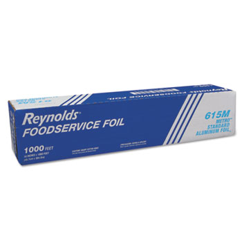 Reynolds Metro Aluminum Foil Roll, Lighter Gauge Standard, 18&quot; x 1000 ft, Silver