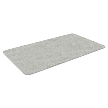 Crown Workers-Delight Slate Standard Anti-Fatigue Mat, 24 x 36, Light Gray