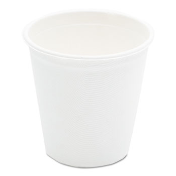 NatureHouse Compostable Sugarcane Bagasse Hot Cups, 12oz, White, 50/Pack