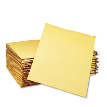 Sealed Air Jiffy Padded Self-Seal Mailer, Side Seam, #6, 12 1/2x19, Golden Brown,25/Carton