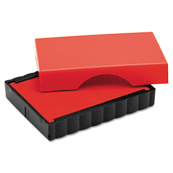 Identity Group Trodat T4911 Message Replacement Pad, 9/16 x 1 1/2, Red