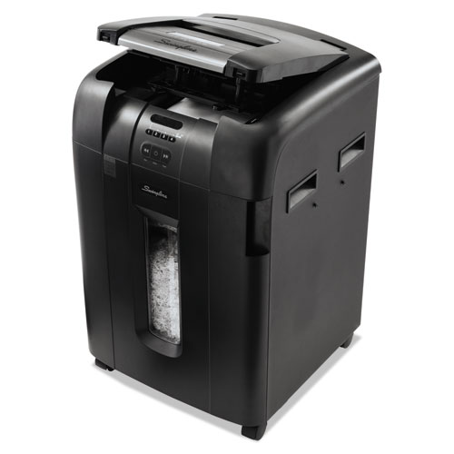 Swingline® Stack-and-Shred 500M Auto Feed Heavy Duty Shredder, Micro ...