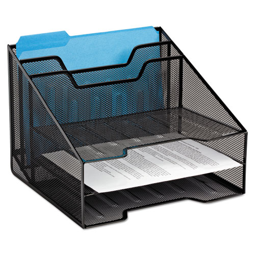 Rolodex® Combination Sorter, Five Sections, Mesh, 12 1/2 x 11 1/2 x 9 1 ...