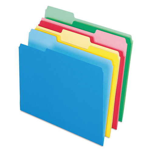 Pendaflex® CutLess/WaterShed File Folders, 1/3 Cut Top Tab, Letter ...