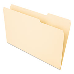 INTERIOR FILE FOLDERS, 1/3-CUT TABS, LEGAL SIZE, MANILA, 100/BOX ...