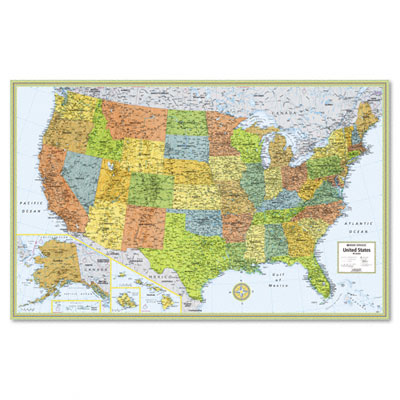 50 States Map Not Labeled - United States Map