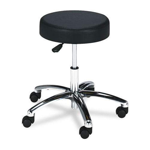 Saf 3431bl Safco Pneumatic Lab Stool Without Back Saf3431bl